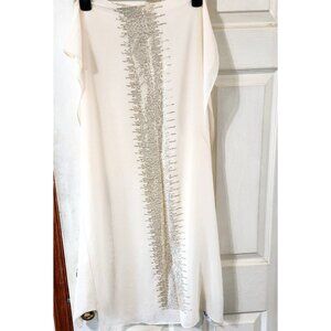 Style and Co Lightweight Sheer Beige Scarf